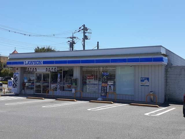 近くのローソン石岡東石岡二丁目店まで437m(徒歩6分)