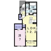 ルピナス Dの間取り画像