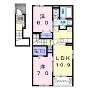 SUN16笠岡Ⅰの間取り画像