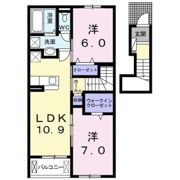 SUN16笠岡Ⅱの間取り画像
