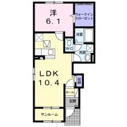 プルメリアⅡの間取り画像