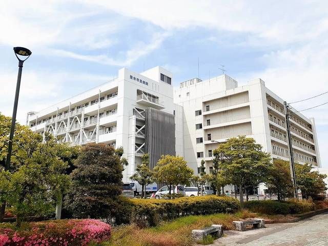 近くの登米市民病院まで1,000m（徒歩13分）