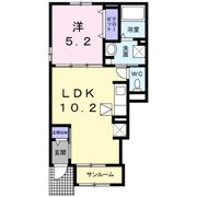 ハピネート Tの間取り画像