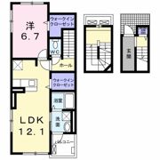 コンフォート・Fの間取り画像