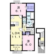 ステイ ゴールド Bの間取り画像