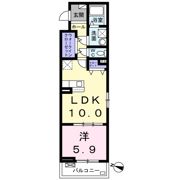 アルファウエストの間取り画像