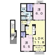 アイリス・ファームAの間取り画像