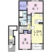 ペリドットAの間取り画像