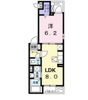 カーサ プリンセスⅡの間取り画像