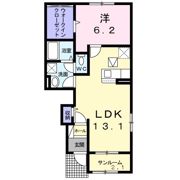 モデラート23 Aの間取り画像