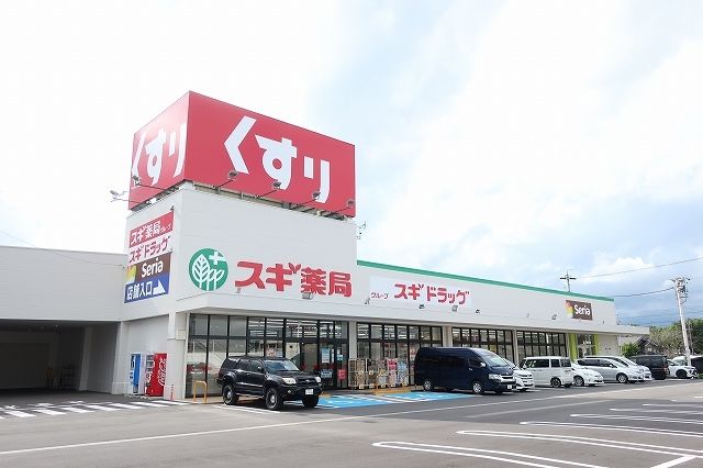 近くのスギ薬局まで600m（徒歩8分）