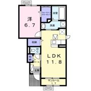 ドムスサンセールⅥ Bの間取り画像