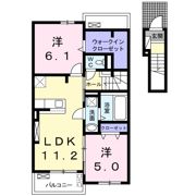 ジェルメⅠの間取り画像