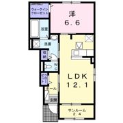 サニー ガーデン Ⅱの間取り画像