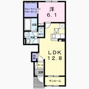 カーサ吉田の間取り画像
