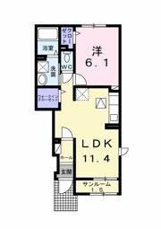 キャンビリーⅠの間取り画像