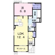 Laki Ⅱの間取り画像