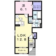 メゾンフクールⅠの間取り画像