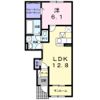 パイン ヌーボー 西脇 Ⅱの間取り画像