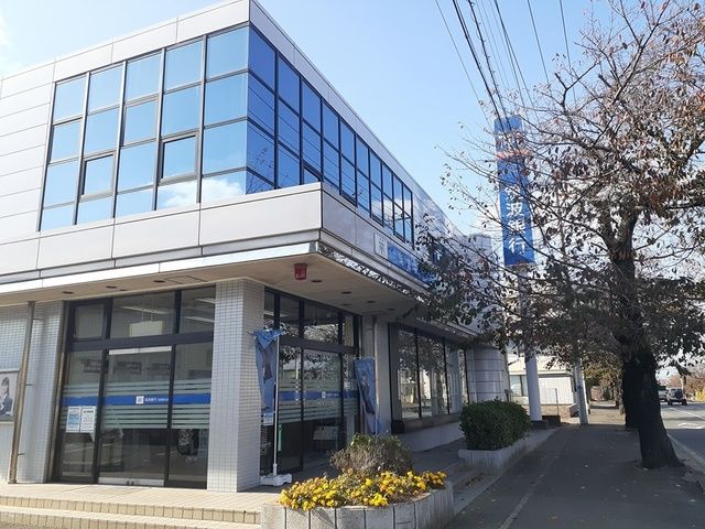 近くの筑波銀行まで428m（徒歩6分）