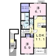 ヴォワ・ラクテ Ⅰの間取り画像