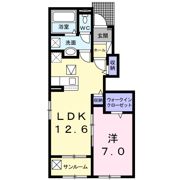 メゾン ベル アンジュ Bの間取り画像