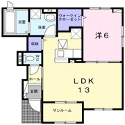 ガーデンハウスCの間取り画像