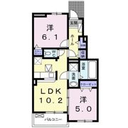 クロッシング・ヴィラージュⅠの間取り画像