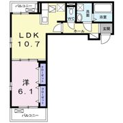 クロッシング・ヴィラージュⅡの間取り画像