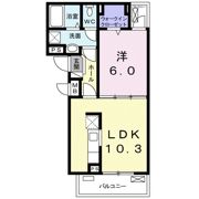 クロッシング・ヴィラージュⅡの間取り画像