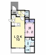 メゾンド・ドルフィンⅠの間取り画像
