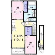 シュタットハイム 堅田の間取り画像