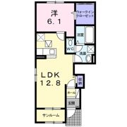 ヴィラ アヴェニールの間取り画像