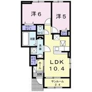 ユーフォリアの間取り画像