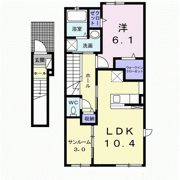 モント キアラⅠの間取り画像