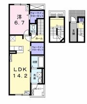 EnRich長良B（エンリッチの間取り画像