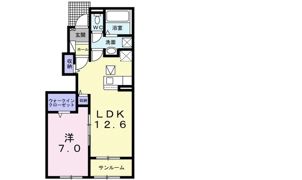 メゾンドカルム Ⅱの間取り画像