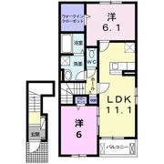 エステメゾンⅡの間取り画像