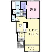 トムトック Ⅵの間取り画像