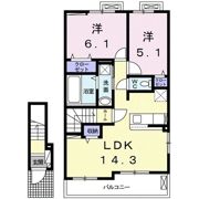 インパクトの間取り画像