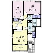 カーサ クオーレの間取り画像