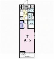 ショコラたるさか Aの間取り画像