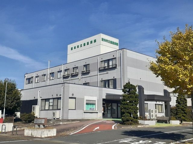 近くの登米市立豊里病院まで1,600m（徒歩20分）