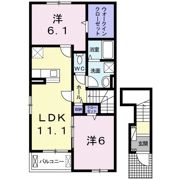 アビタシオン ワイユー Ⅰの間取り画像