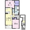 クラール曽屋 Ⅱの間取り画像