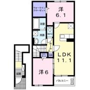 クラルテⅡの間取り画像
