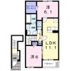 クラルテⅡの間取り画像