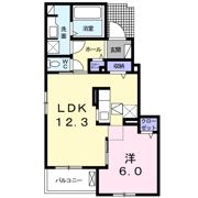 エレガント茱萸木Ⅲの間取り画像