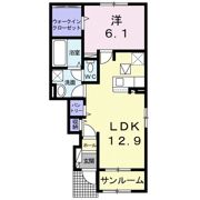 エトワール Ⅱの間取り画像