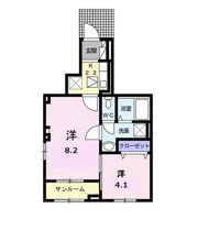I・VILLAGE大手町 Aの間取り画像